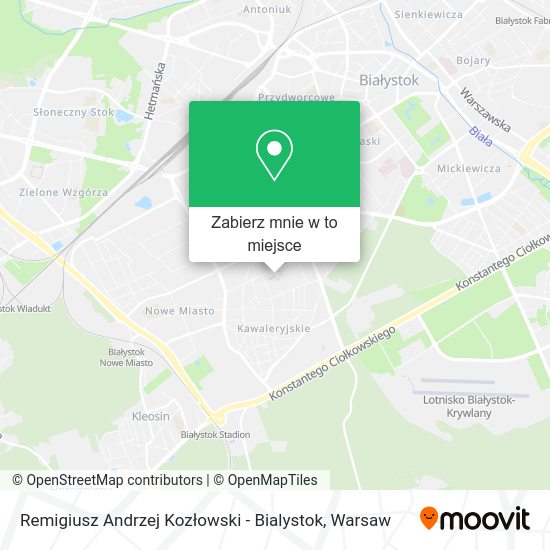 Mapa Remigiusz Andrzej Kozłowski - Bialystok