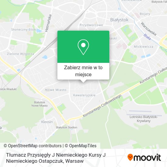 Mapa Tłumacz Przysięgły J Niemieckiego Kursy J Niemieckiego Ostapczuk