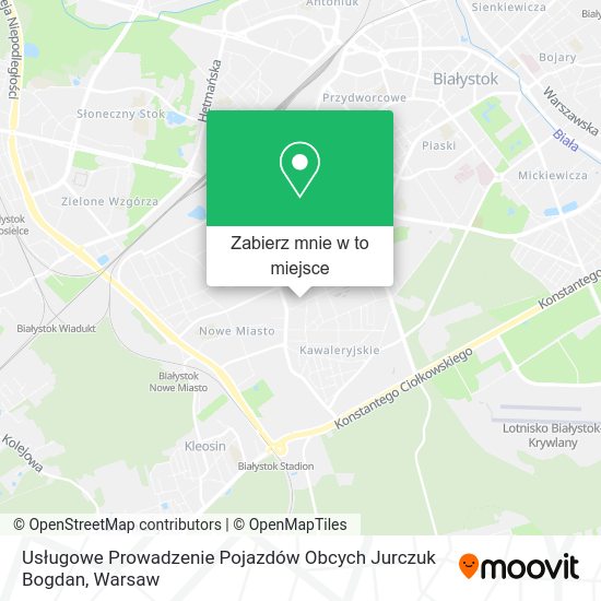 Mapa Usługowe Prowadzenie Pojazdów Obcych Jurczuk Bogdan