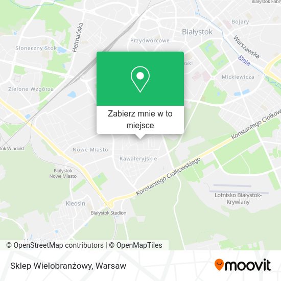 Mapa Sklep Wielobranżowy