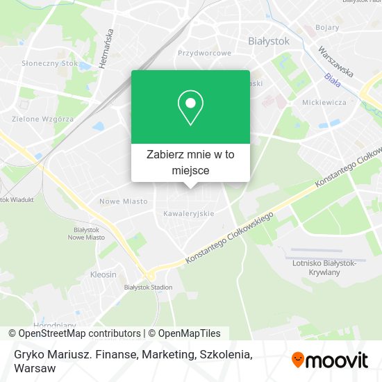 Mapa Gryko Mariusz. Finanse, Marketing, Szkolenia