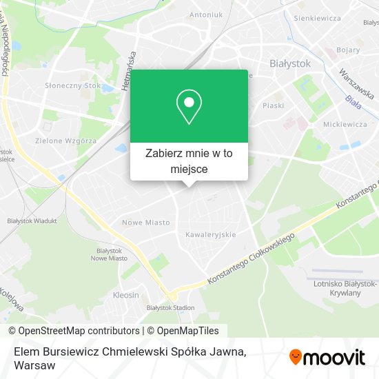 Mapa Elem Bursiewicz Chmielewski Spółka Jawna