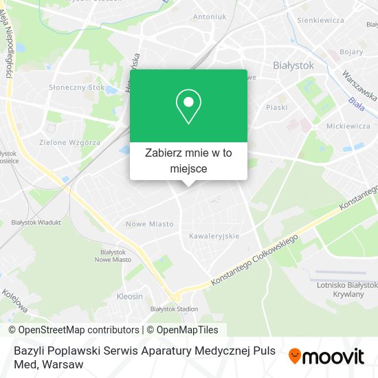 Mapa Bazyli Poplawski Serwis Aparatury Medycznej Puls Med