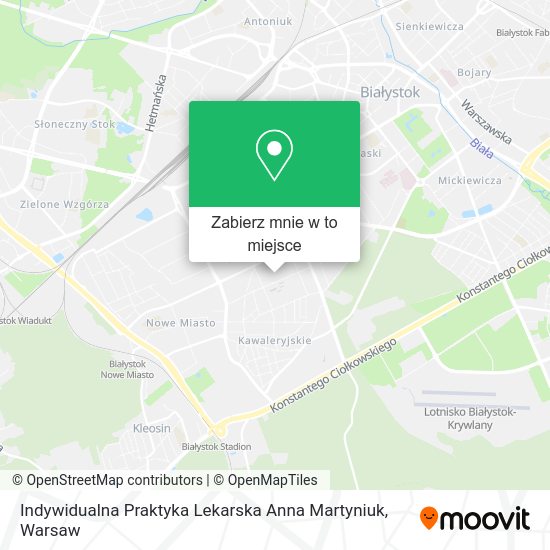 Mapa Indywidualna Praktyka Lekarska Anna Martyniuk