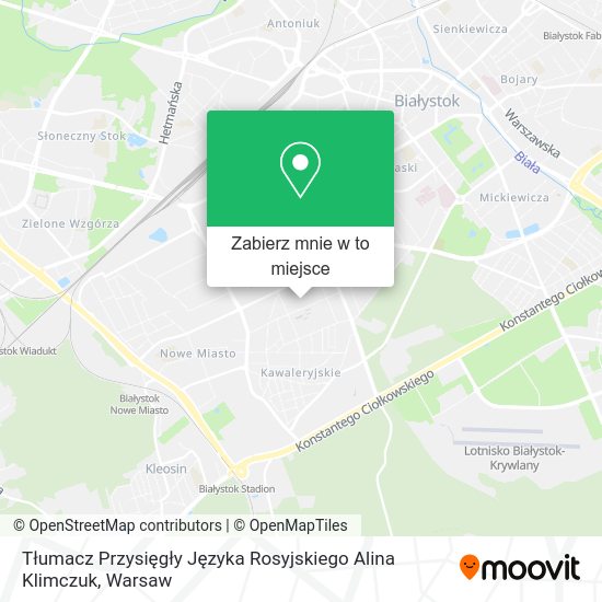 Mapa Tłumacz Przysięgły Języka Rosyjskiego Alina Klimczuk