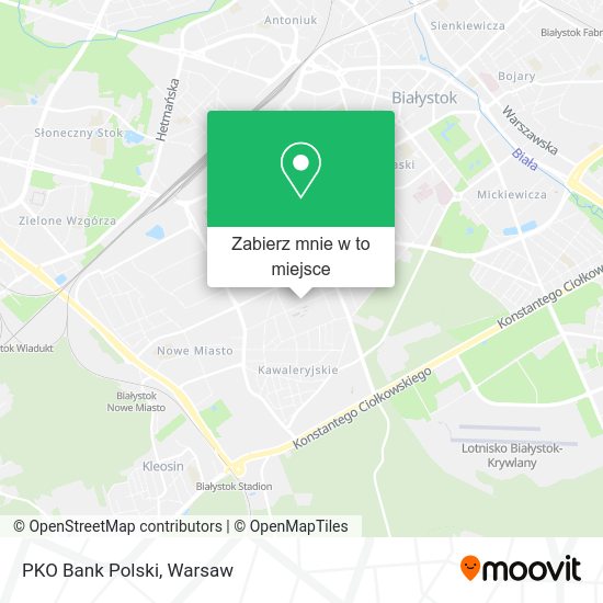 Mapa PKO Bank Polski