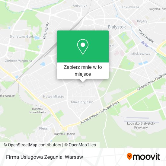 Mapa Firma Uslugowa Zegunia