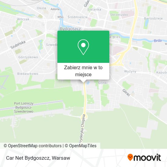 Mapa Car Net Bydgoszcz