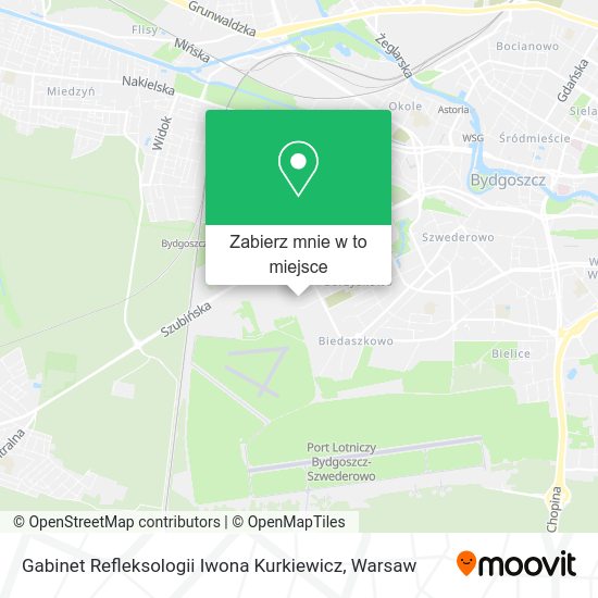 Mapa Gabinet Refleksologii Iwona Kurkiewicz