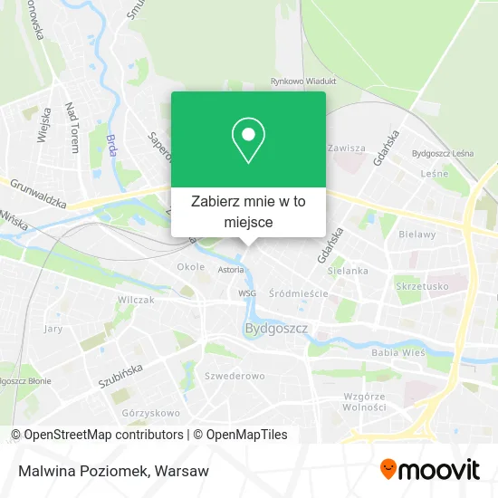 Mapa Malwina Poziomek