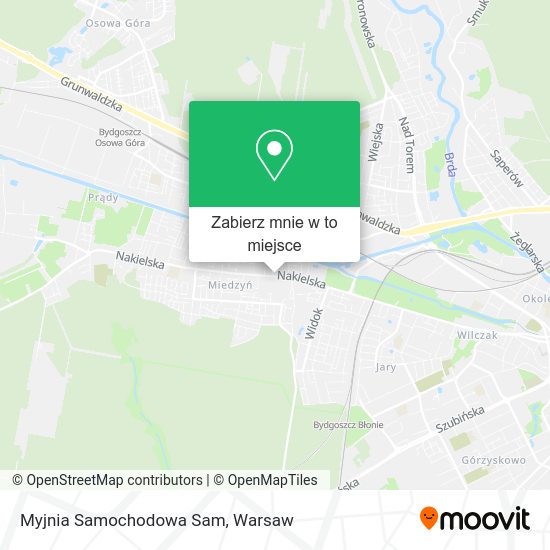 Mapa Myjnia Samochodowa Sam