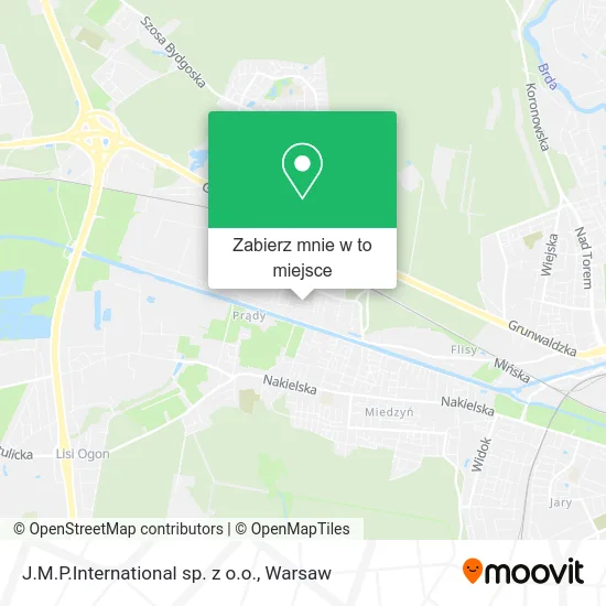 Mapa J.M.P.International sp. z o.o.