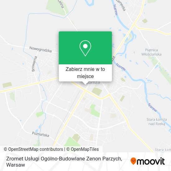 Mapa Zromet Usługi Ogólno-Budowlane Zenon Parzych