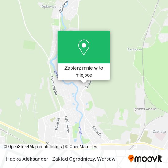 Mapa Hapka Aleksander - Zakład Ogrodniczy