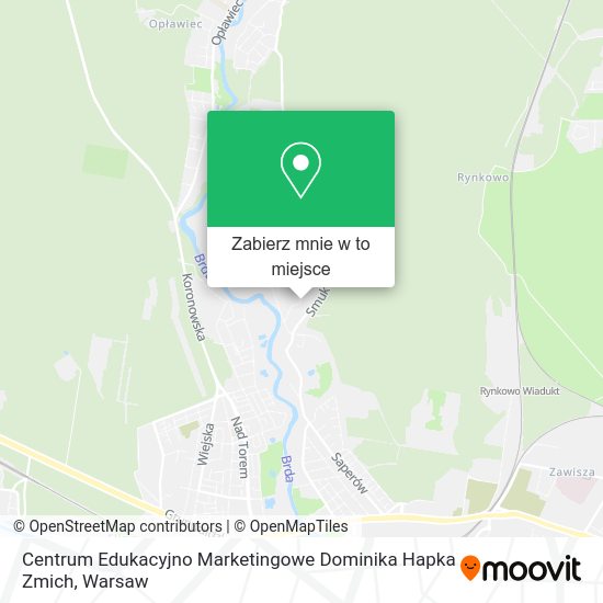 Mapa Centrum Edukacyjno Marketingowe Dominika Hapka Zmich