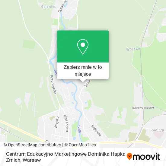 Mapa Centrum Edukacyjno Marketingowe Dominika Hapka Zmich