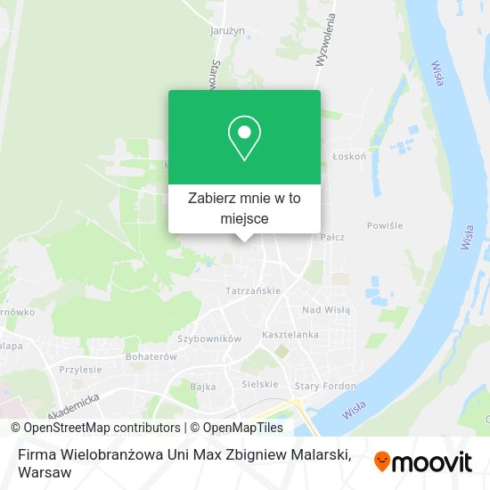 Mapa Firma Wielobranżowa Uni Max Zbigniew Malarski