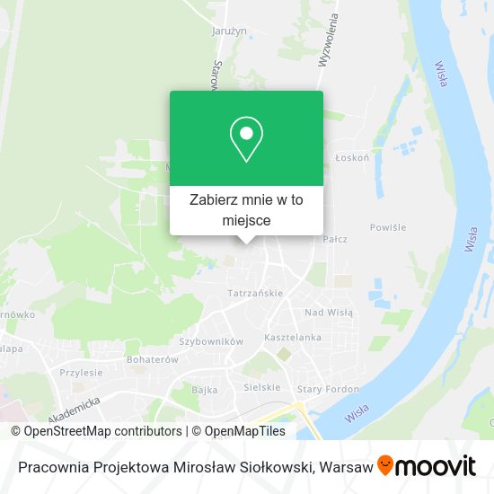 Mapa Pracownia Projektowa Mirosław Siołkowski