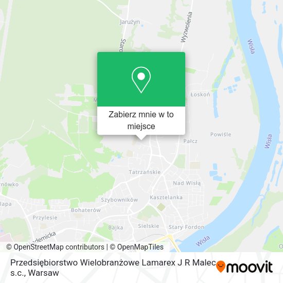 Mapa Przedsiębiorstwo Wielobranżowe Lamarex J R Malec s.c.