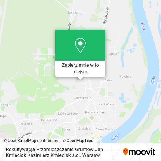 Mapa Rekultywacja Przemieszczanie Gruntów Jan Kmieciak Kazimierz Kmieciak s.c.