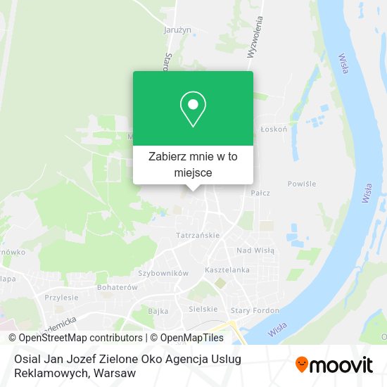 Mapa Osial Jan Jozef Zielone Oko Agencja Uslug Reklamowych