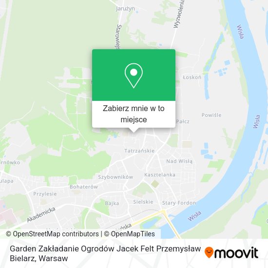 Mapa Garden Zakładanie Ogrodów Jacek Felt Przemysław Bielarz