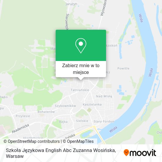 Mapa Szkoła Językowa English Abc Zuzanna Wosińska