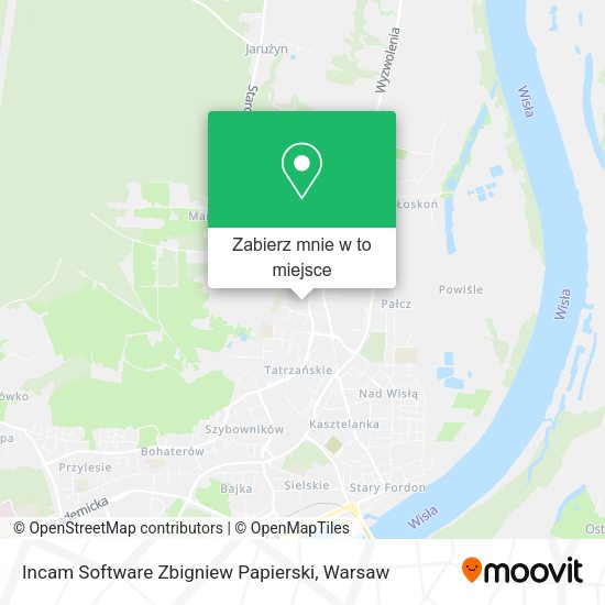 Mapa Incam Software Zbigniew Papierski