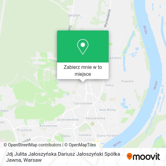 Mapa Jdj Julita Jałoszyńska Dariusz Jałoszyński Spółka Jawna