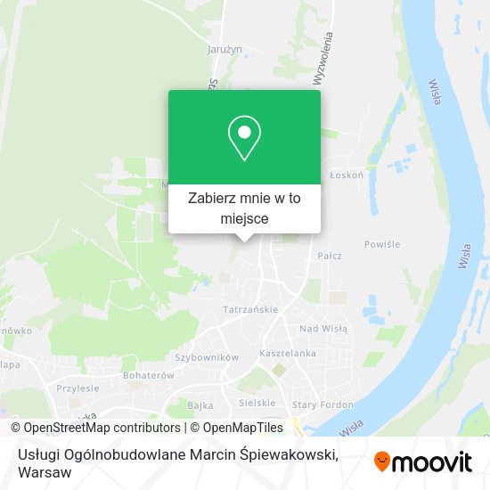 Mapa Usługi Ogólnobudowlane Marcin Śpiewakowski