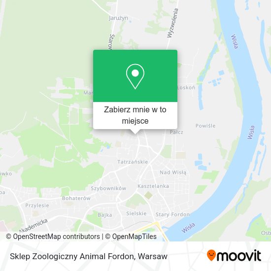 Mapa Sklep Zoologiczny Animal Fordon