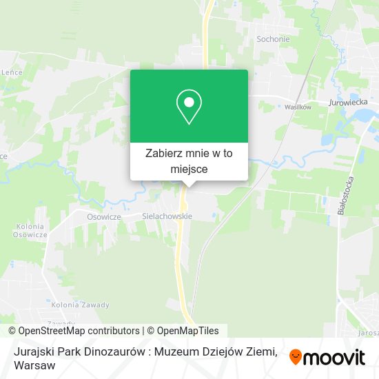 Mapa Jurajski Park Dinozaurów : Muzeum Dziejów Ziemi