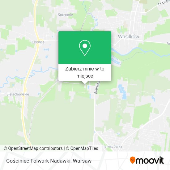 Mapa Gościniec Folwark Nadawki