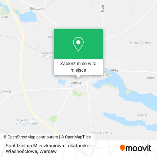 Mapa Spółdzielnia Mieszkaniowa Lokatorsko - Własnościowa