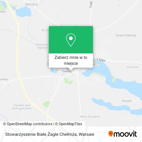 Mapa Stowarzyszenie Białe Żagle Chełmża