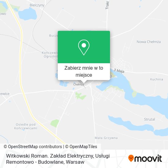 Mapa Witkowski Roman. Zakład Elektryczny, Usługi Remontowo - Budowlane