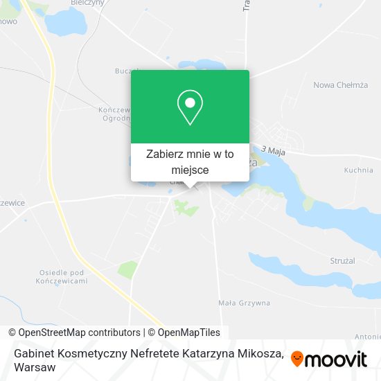 Mapa Gabinet Kosmetyczny Nefretete Katarzyna Mikosza