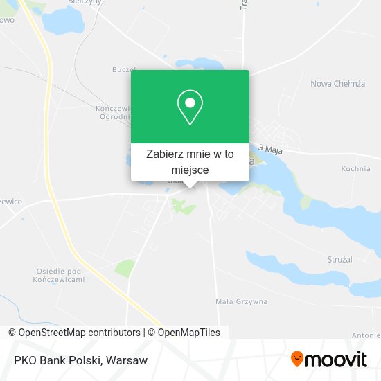 Mapa PKO Bank Polski