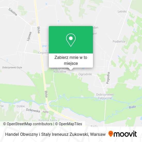 Mapa Handel Obwozny i Staly Ireneusz Zukowski