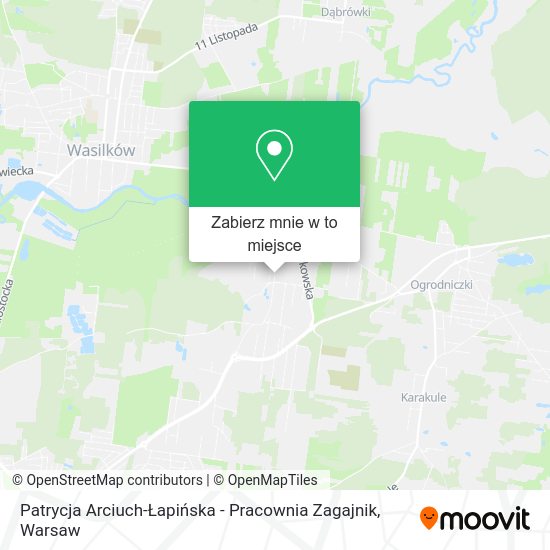 Mapa Patrycja Arciuch-Łapińska - Pracownia Zagajnik