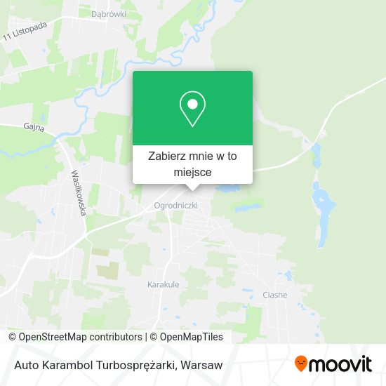 Mapa Auto Karambol Turbosprężarki