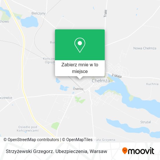 Mapa Strzyżewski Grzegorz. Ubezpieczenia