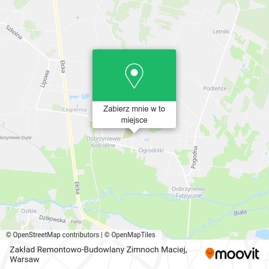 Mapa Zakład Remontowo-Budowlany Zimnoch Maciej