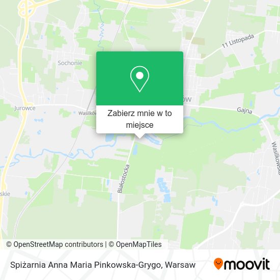 Mapa Spiżarnia Anna Maria Pinkowska-Grygo