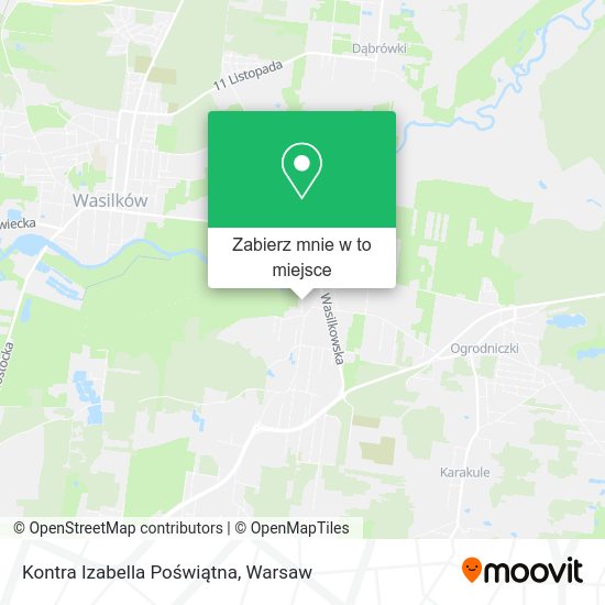 Mapa Kontra Izabella Poświątna