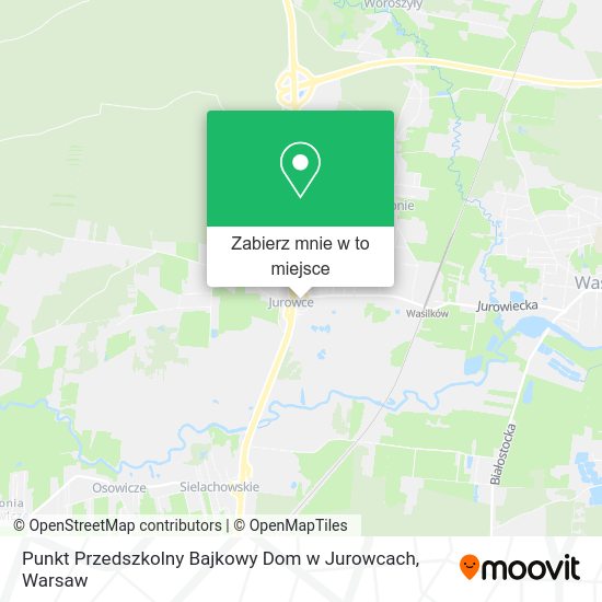 Mapa Punkt Przedszkolny Bajkowy Dom w Jurowcach