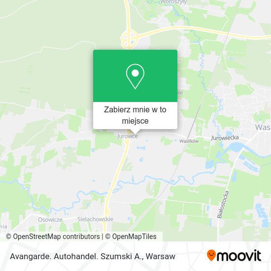 Mapa Avangarde. Autohandel. Szumski A.