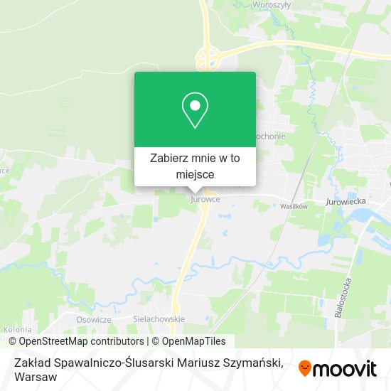 Mapa Zakład Spawalniczo-Ślusarski Mariusz Szymański