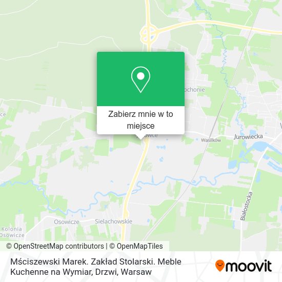 Mapa Mściszewski Marek. Zakład Stolarski. Meble Kuchenne na Wymiar, Drzwi