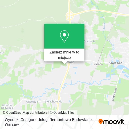 Mapa Wysocki Grzegorz Usługi Remontowo-Budowlane